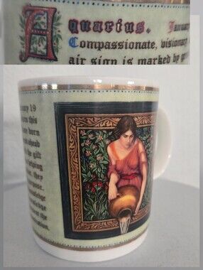 Aquarius Mug January 20 - February 19 birthday horoscope coffee mug tea cup
